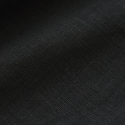 リネン サロペット ワイドパンツ リボンで長さ調整可 （ブラック）PT14. 7枚目の画像