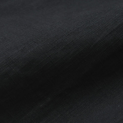 亞麻超長褶裙（黑色）SK02 第8張的照片