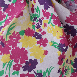 亞麻棉的東袋M（花束*紫粉色） 第3張的照片