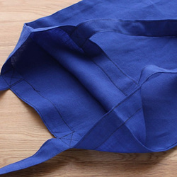 亞麻Pettanko袋（藍） 第4張的照片