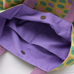 [1點最後]棉床單春天的顏色手提袋（瓦） 第7張的照片