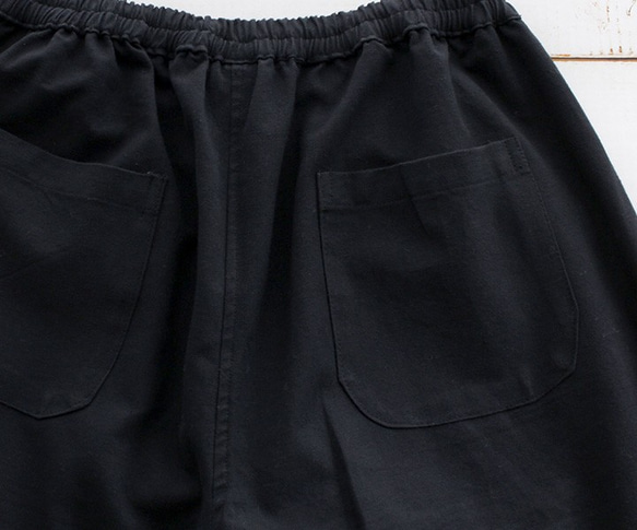 [銷售]黑色棉質錐形褲 第5張的照片
