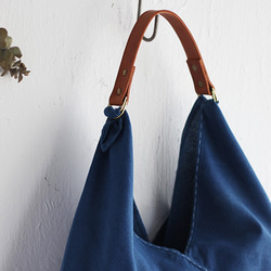 「Alin&#39;s Azuma Bag」 包袱皮包和 Azuma 包的真皮手柄（深棕色）。 第9張的照片