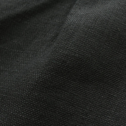 辦公室休閒“亞麻寬鬆寬褲”（黑色）PT01 第6張的照片