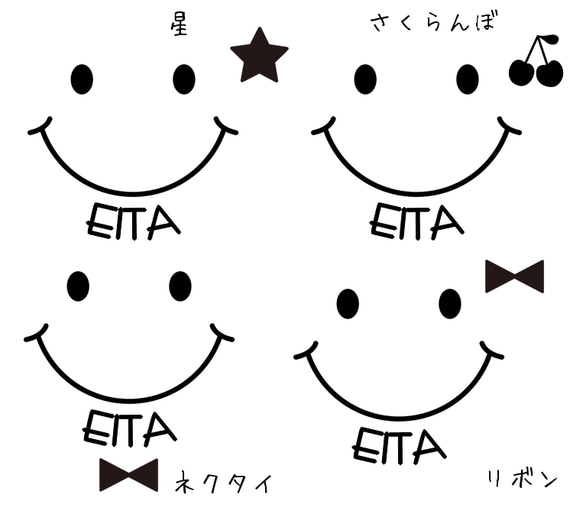 にこちゃん おむつポーチ オムツポーチ 出産祝い名入れ オムツ入れポーチ オムツケース 名前入りポーチ 小物入れポーチ 3枚目の画像