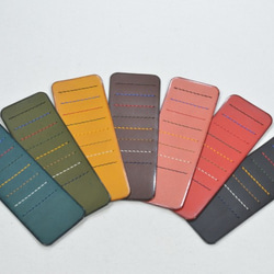 レクタングラー M 使いやすい ペンケース【ミネルバリスシオ】【本革】【イタリアンレザー】 5枚目の画像