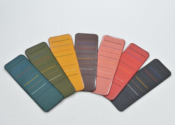 レクタングラー M 使いやすい ペンケース【ミネルバリスシオ】【本革】【イタリアンレザー】 5枚目の画像