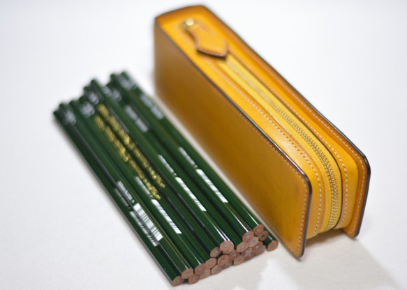 レクタングラー M 使いやすい ペンケース【ミネルバリスシオ】【本革】【イタリアンレザー】 7枚目の画像