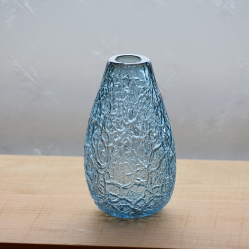 ヴィンテージ　ガラス　アイスコーン　花瓶 アイス コーン型 ガラス フラワー ベース 円錐型 花瓶 花入 花器