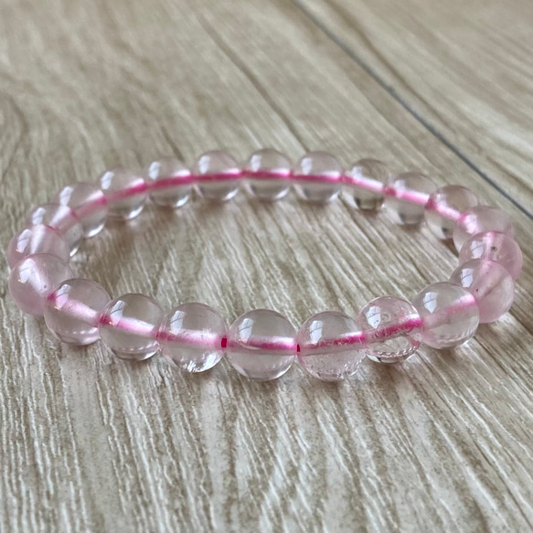 永遠に枯れない薔薇で幸運をつかむパワーストーンブレスレット/スターローズクォーツ 永遠に枯れない薔薇で幸せな運をつかむ/スターローズクォーツ/パワー