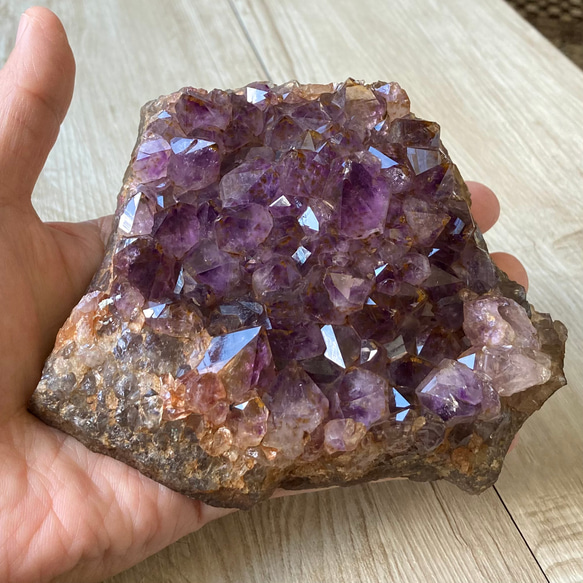 ダブルのパワーでエネルギーを浄化/希少！ゲーサイトインアメジスト