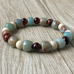 幻想的な雪の華に魅せられて/アゲートインクォーツ/天然石 ストーン