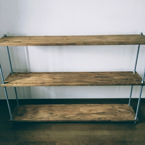 フリースタイル ラック 組み立て式 3段(オープンラック オープン