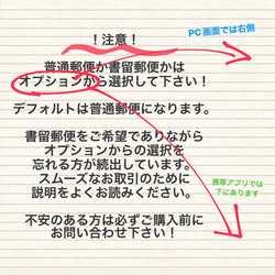 追加送料（オプションで普通・書留郵便を選択してください！） 5枚目の画像