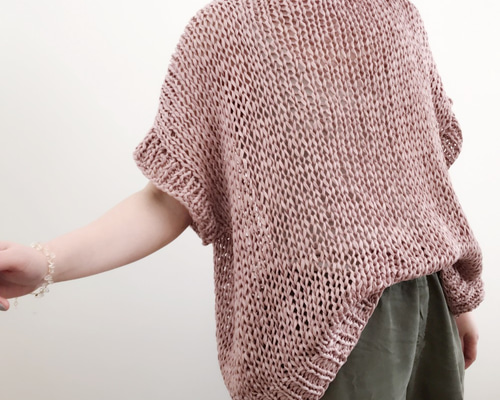 サマーヤーンの手編みセーター Subtitle Translation Crochet Granny Stitch Top Tutorial