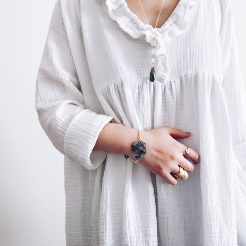 送料無料*[Creema限定]ふわとろダブルガーゼのゆったりギャザー