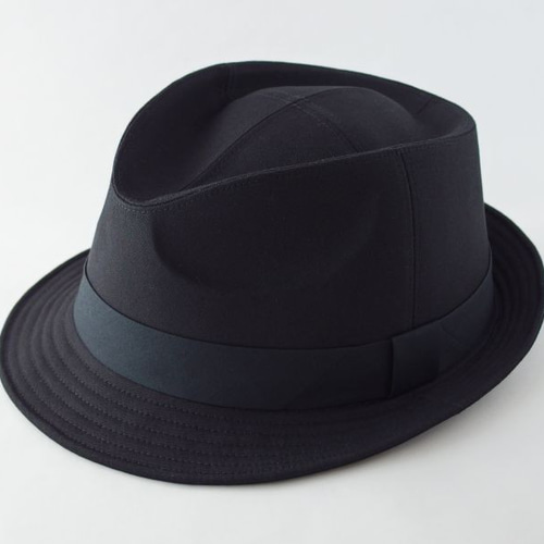 セール！早い者勝ち！KAKOI 中折れハット　ブラック×ブラウン hat-nishikawa_tm-001