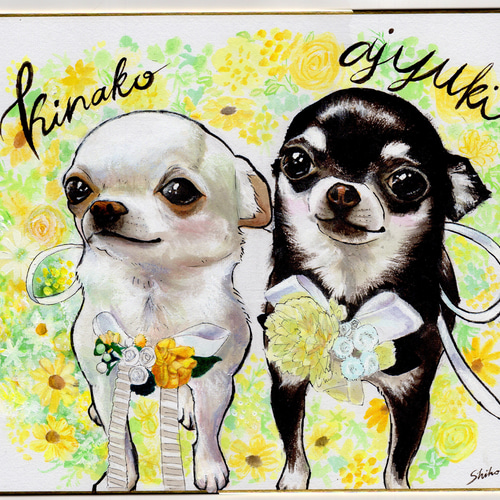 ペット☆似顔絵 (犬、猫、トカゲ、etc.. 何でも可です) イラスト