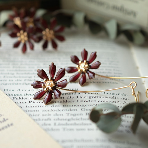 fillyjonk コスモスのピアス コスモスのピアス / cosmos earrings | atelier mozu