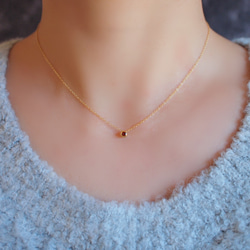 【14kgf】* ガーネットのネックレス 1枚目の画像