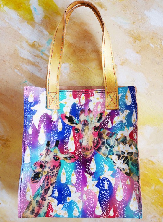 LOVE涙色のキリントート★本革★送料込