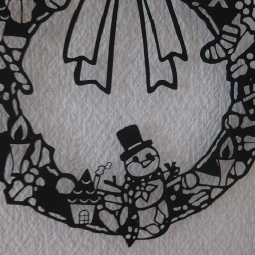 浮かし貼り切り絵「クリスマブーツ」 Yahoo!オークション - 浮かし貼り切り絵 クリスマスブーツ