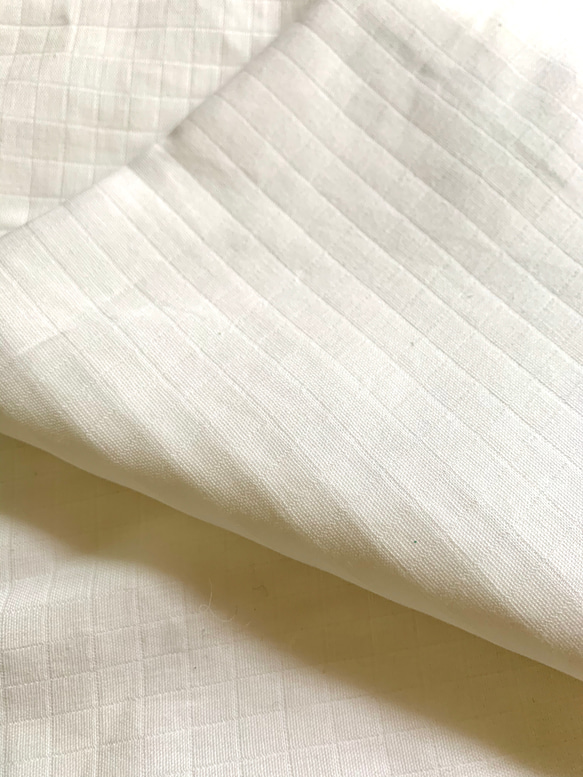 ダブルガーゼ ワッフルタイプ(ホワイト) 生地 rollcake 通販｜Creema  