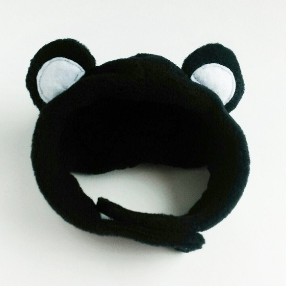 黒くまのかぶりもの（帽子）【S/M/L】 1枚目の画像