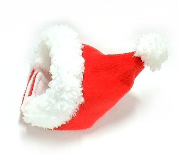 サンタさんの帽子（赤）【S/M/L】 2枚目の画像