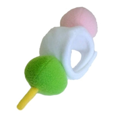 三色餃子頭飾（帽子）[S / M / L] 第2張的照片