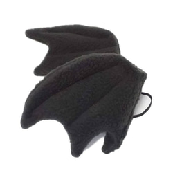 犬猫用アクセサリー　悪魔の羽 2枚目の画像