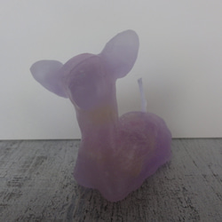 鹿のキャンドル（P) 2枚目の画像