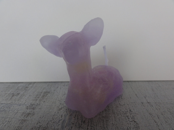 鹿のキャンドル（P) 2枚目の画像