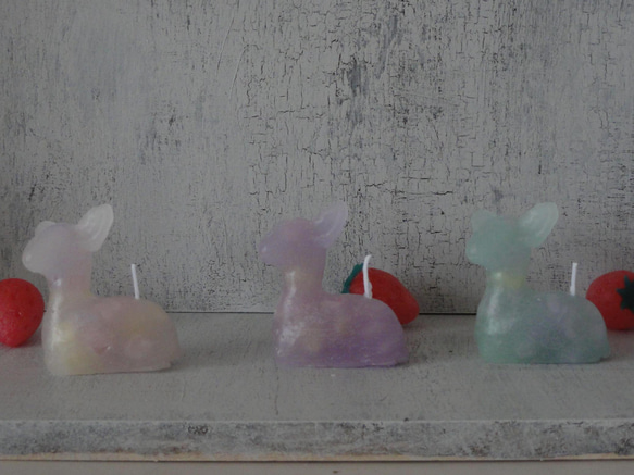 鹿のキャンドル（P) 3枚目の画像