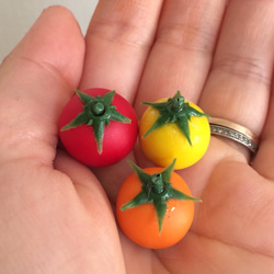 受注生産♡プチトマトのマグネット 送料無料 3枚目の画像
