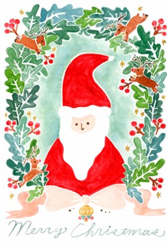 【送料無料】クリスマスカード3枚セット 2枚目の画像
