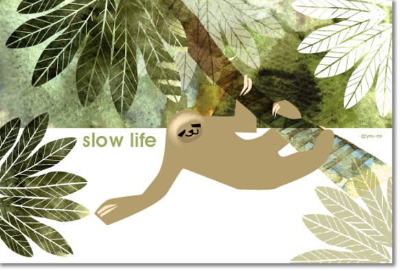 postcard 4枚セット「slow life」PS014 1枚目の画像