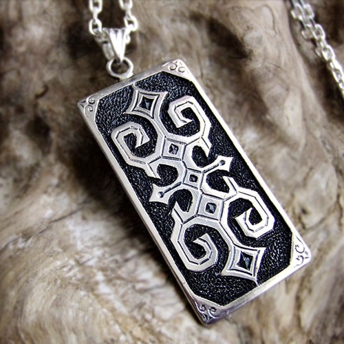 アイヌ模様 シルバー925ネックレス アイヌ模様シルバー925ネックレス アイヌ文様 - アクセサリー