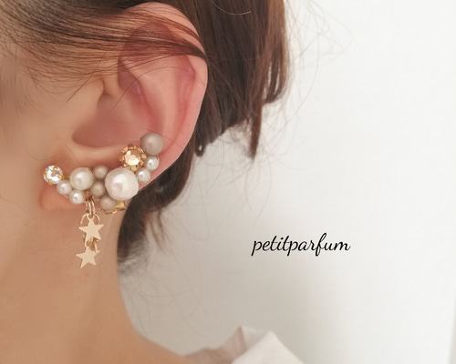 イヤーカフ　ヘアアクセサリー　セット　ORSA イヤーカフ 3個セット レディース 女性 アクセサリー
