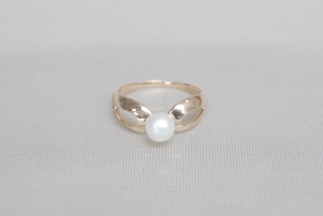 【受注製作】縁起よい一本のリボン＜ピンクゴールド＞