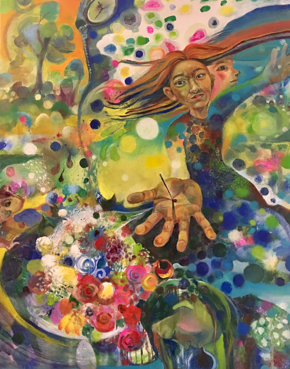 油絵、30*30cm 油絵30号 絵画 kuuka 通販 5628390｜Creema(クリーマ)
