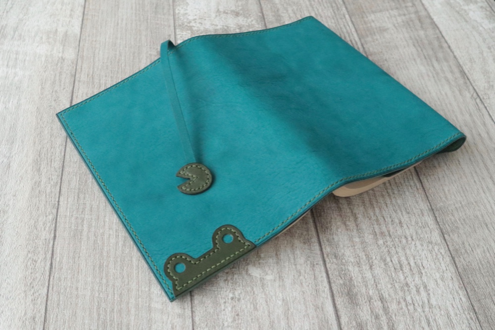 カエルちゃんの文庫本カバー [本革]