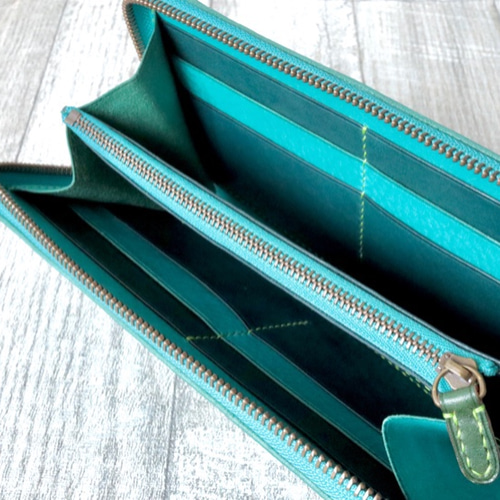 カエルちゃんの長財布ラウンドファスナー [本革] 長財布 tomoem 通販