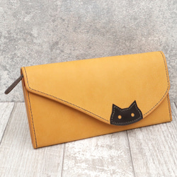 長財布　くりちゃん カエルちゃんの長財布 [本革] (左利き仕様に変更可) - tomoem