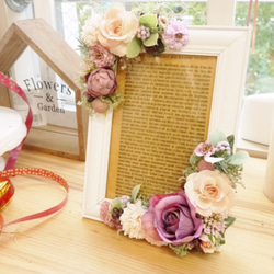 アートフラワーデコレーションフレーム profondeur フォトフレーム