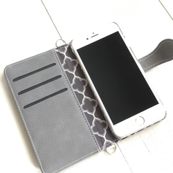 【全機種対応】レザー×モロッカン柄*タッセル付*アイフォン手帳型ケース*iPhone16ro 15 14 13 他ｹｰｽ 5枚目の画像