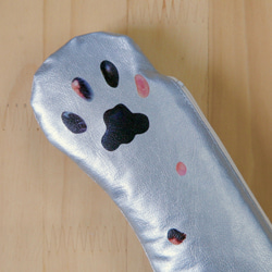 Cat Paw pouch - キジトラ三毛猫の手のポーチ 5枚目の画像