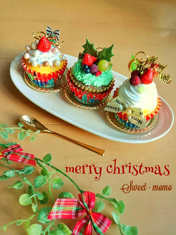 X'mas cupcake set 1枚目の画像