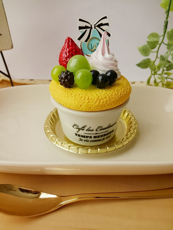 即日発送！フルーツcupcake小物入れ 3枚目の画像