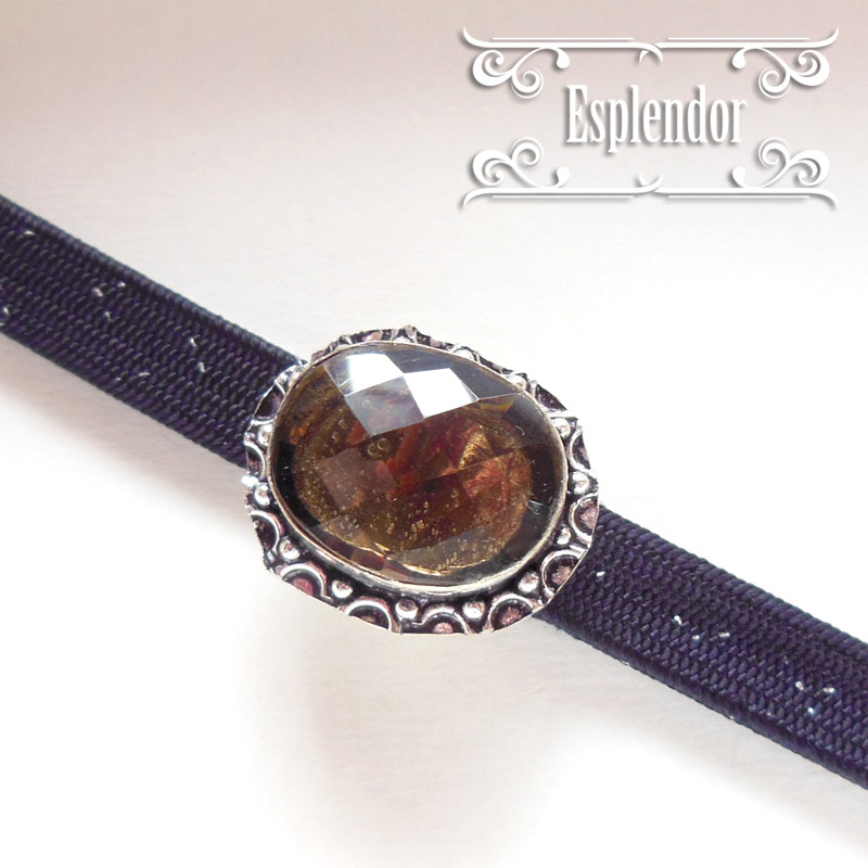 スモーキークォーツ シルバー 帯留め 10,656円